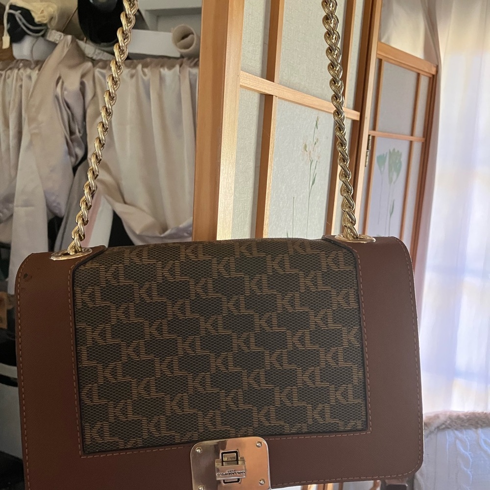 Small Karl Lagerfeld brown purse